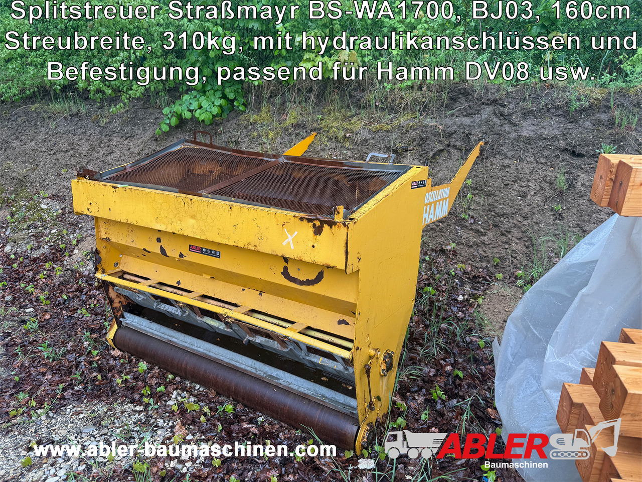 Splitstreuer 160 cm Straßmayr BS-WA 1700 Hamm DV8 - Esparcidor de sal: foto 1 Splitstreuer 160 cm Straßmayr BS-WA 1700 Hamm DV8 - Esparcidor de sal: foto 1