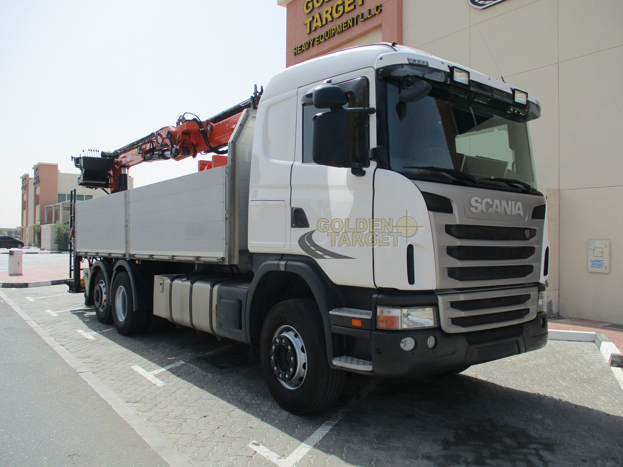 SCANIA G480 6x2 with ATLAS 210.2 Block Crane - Camión grúa: foto 1 SCANIA G480 6x2 with ATLAS 210.2 Block Crane - Camión grúa: foto 1