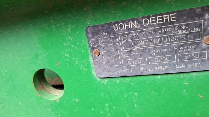 John Deere 7710 - Tractor: foto 4 John Deere 7710 - Tractor: foto 4
