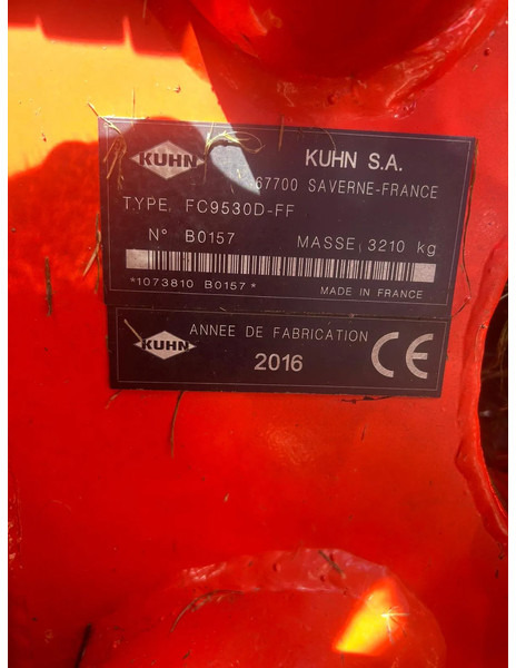 Segadora Kuhn FC 9530 D-FF Kuhn FC3125DF-FF triple maaier combi vlindermaaier: foto 13