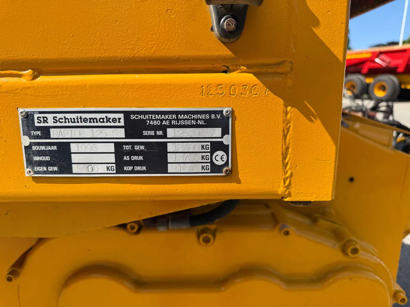 Maquinaria agrícola Schuitemaker Rapide 125 S Afdeksysteem nieuwe rotor ladewagen: foto 19