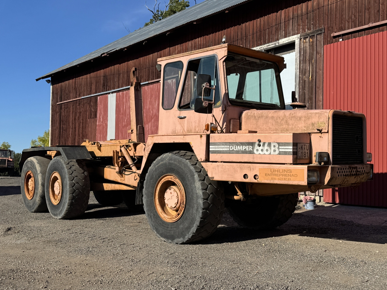 Dumper Engström o Nilsson 666B -1982 | CAT V8 | Renoveringsobjekt - Dúmper articulado: foto 1 Dumper Engström o Nilsson 666B -1982 | CAT V8 | Renoveringsobjekt - Dúmper articulado: foto 1