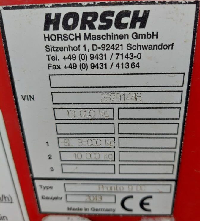 Sembradora Horsch Pronto 9 DC GnF: foto 15
