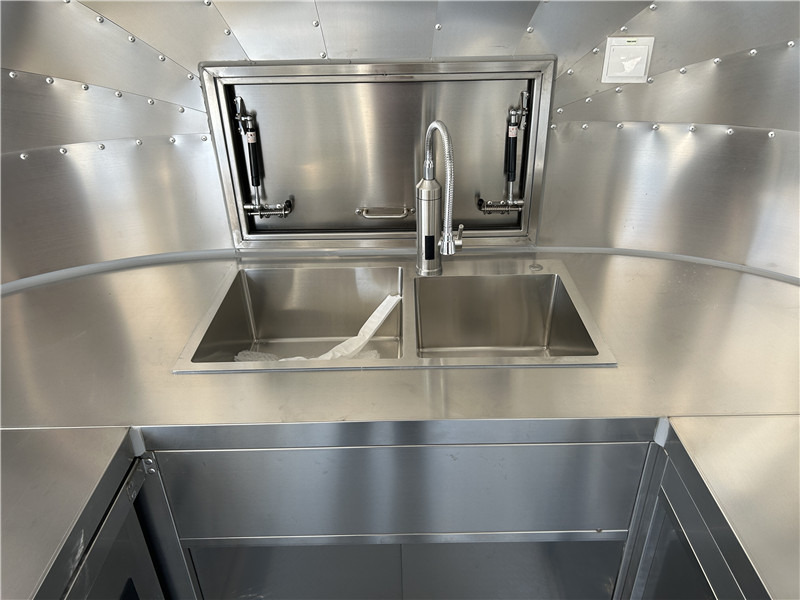 Remolque venta ambulante nuevo BBQ Burger Food Truck  Pizza Food Trailer: foto 12