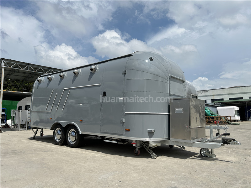 Burger Food Truck Grey Airstream Food Trailer=,Coffee Trailer - Remolque venta ambulante: foto 3 Burger Food Truck Grey Airstream Food Trailer=,Coffee Trailer - Remolque venta ambulante: foto 3