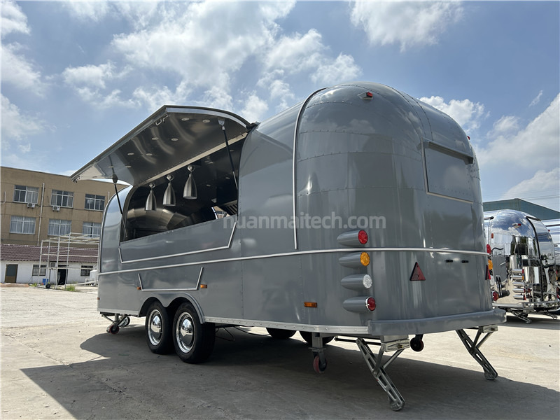 Burger Food Truck Grey Airstream Food Trailer=,Coffee Trailer - Remolque venta ambulante: foto 5 Burger Food Truck Grey Airstream Food Trailer=,Coffee Trailer - Remolque venta ambulante: foto 5