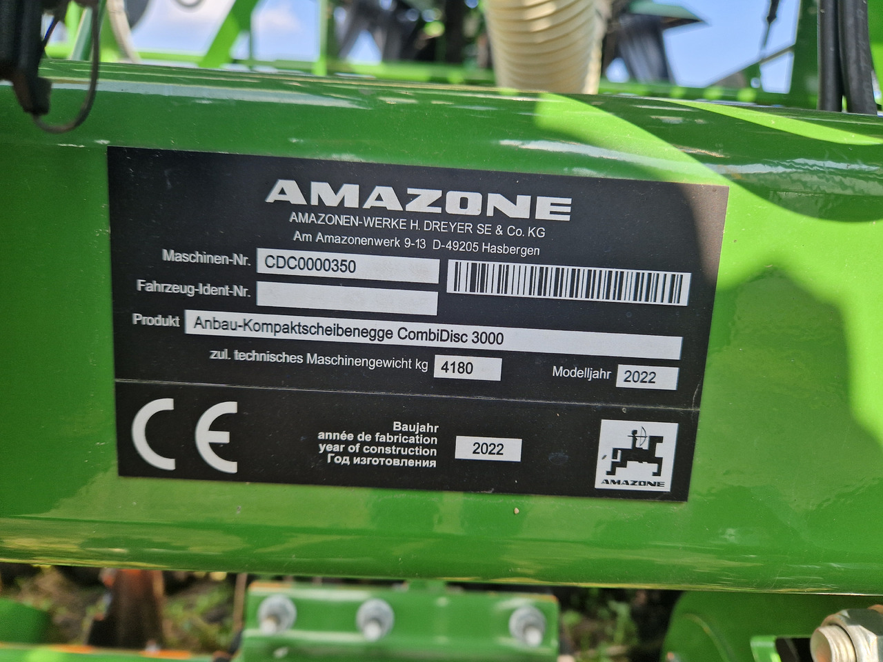 Amazone Centaya 3000 Super Harrow - Combinado de siembra: foto 2 Amazone Centaya 3000 Super Harrow - Combinado de siembra: foto 2