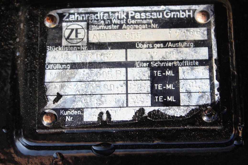 Eje y piezas para Maquinaria de construcción Caterpillar ZF APL B 355 aus CAT 206: foto 6
