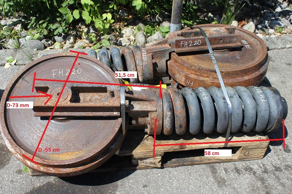 Hitachi FH 220 - Piezas del tren de rodaje para Maquinaria de construcción: foto 1 Hitachi FH 220 - Piezas del tren de rodaje para Maquinaria de construcción: foto 1