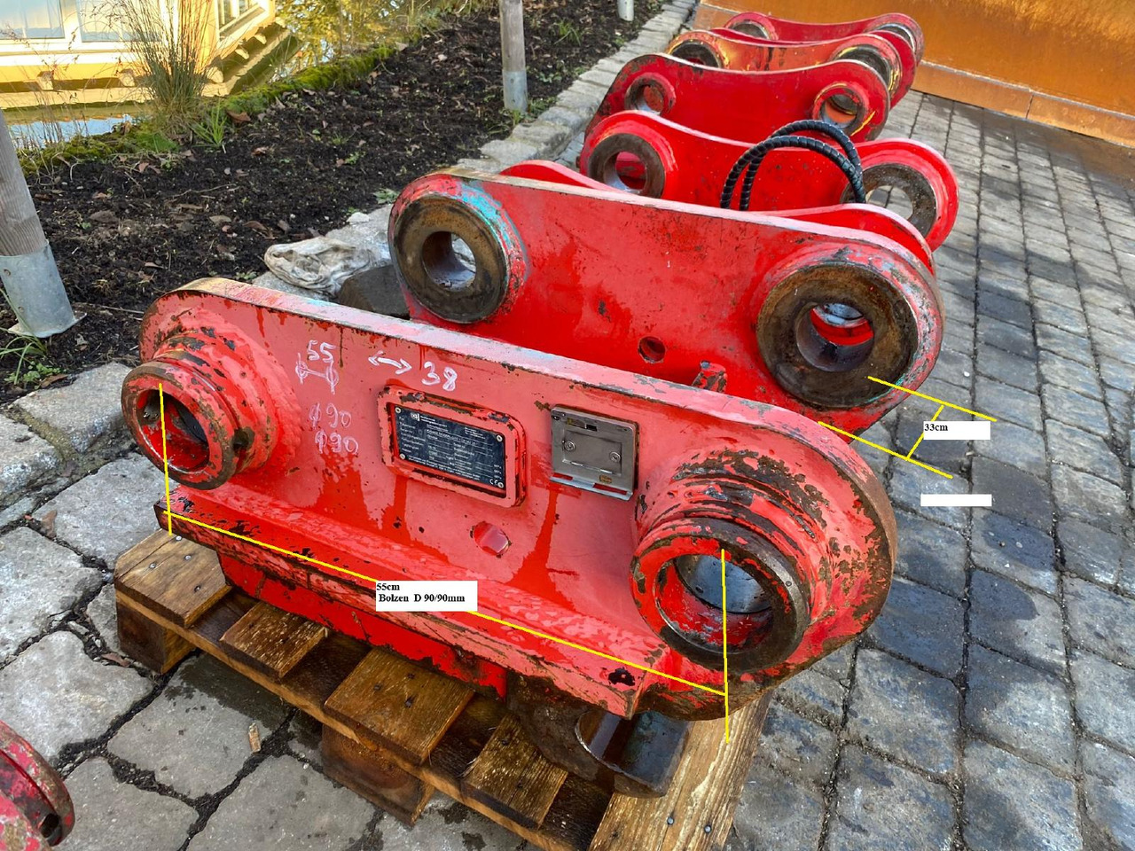 Lehnhoff MS 25 New Holland 215 - Acoplamiento rápido: foto 1 Lehnhoff MS 25 New Holland 215 - Acoplamiento rápido: foto 1