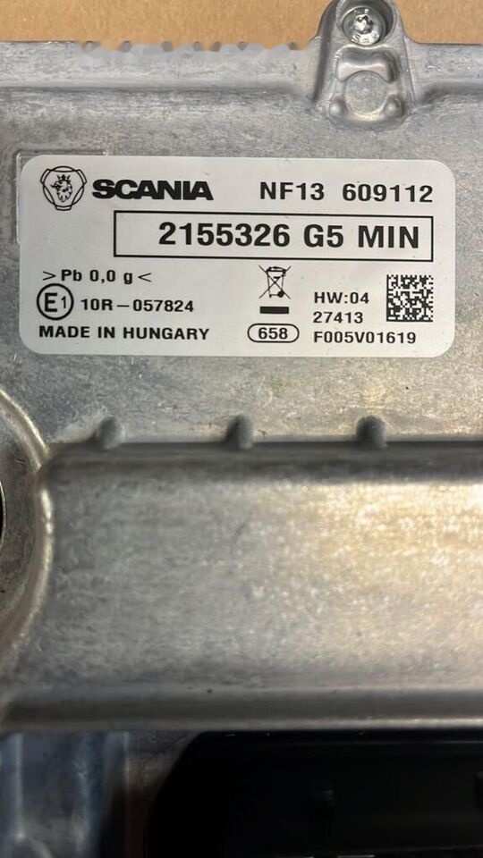 Nowy Sterownik TMS1 SCANIA xpi E6 2155326 program 2155326 - Unidad de control para Camión: foto 3 Nowy Sterownik TMS1 SCANIA xpi E6 2155326 program 2155326 - Unidad de control para Camión: foto 3