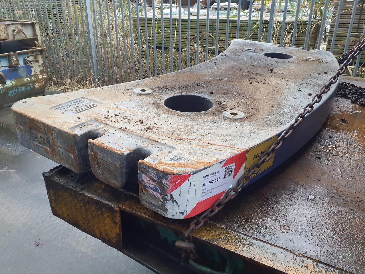 Grove GMK 4090 counterweight 2,9 T - Contrapeso para Autogrúa: foto 2 Grove GMK 4090 counterweight 2,9 T - Contrapeso para Autogrúa: foto 2