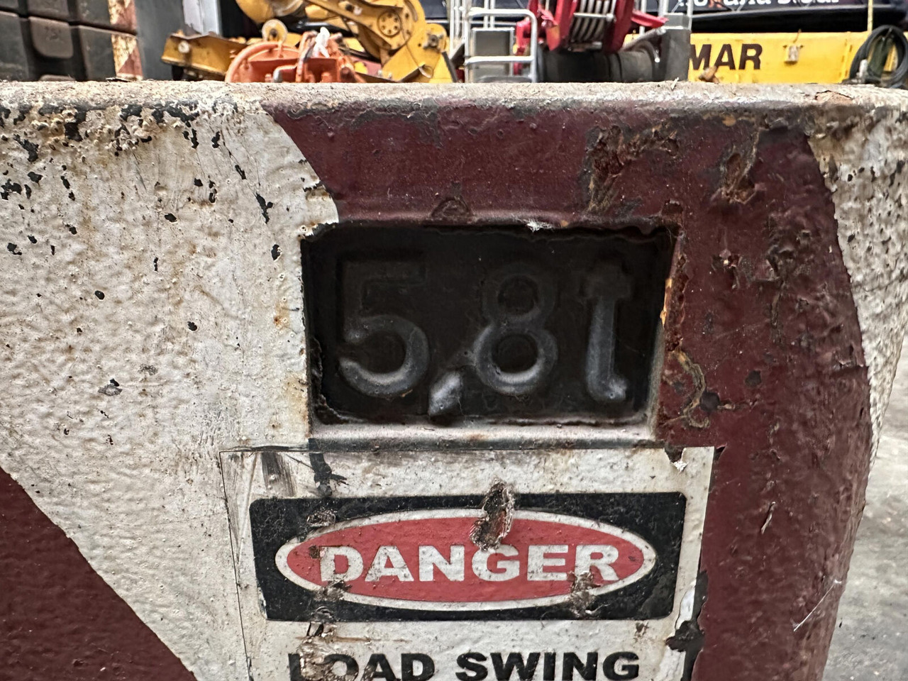 Krupp KMK 4080 - 5110 - 5120 Counterweight 5,8 ton - Contrapeso para Autogrúa: foto 5 Krupp KMK 4080 - 5110 - 5120 Counterweight 5,8 ton - Contrapeso para Autogrúa: foto 5