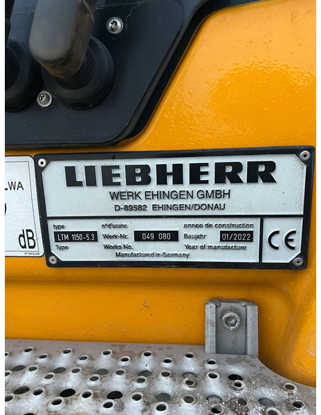 Grúa todo terreno Liebherr Liebherr LTM 1150-5.3: foto 8
