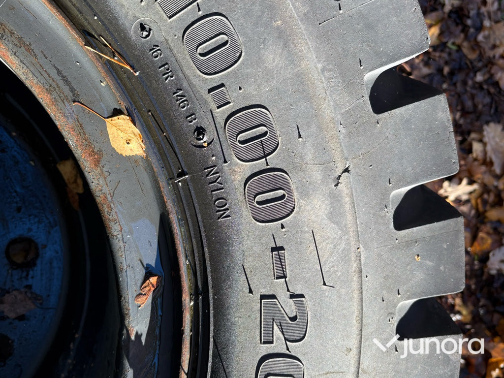 Rueda completa para Maquinaria de construcción Däck & fälg - Till hjulgrävare Mitas: foto 6