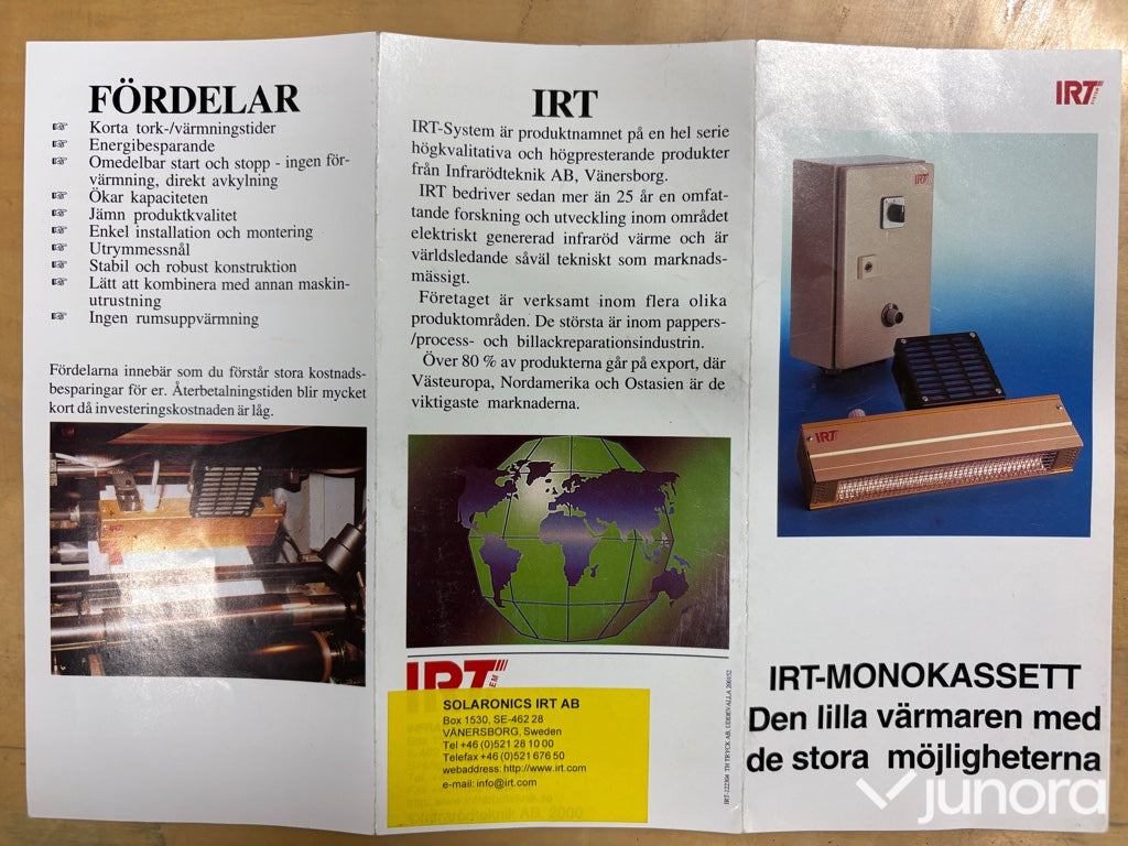 Infraröd värmekälla - IRT-9S/400/230 - Maquinaria industrial: foto 5 Infraröd värmekälla - IRT-9S/400/230 - Maquinaria industrial: foto 5