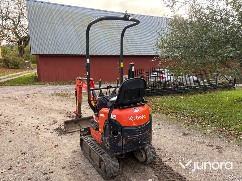 Minigrävare - Kubota, K008-3 - Miniexcavadora: foto 4 Minigrävare - Kubota, K008-3 - Miniexcavadora: foto 4