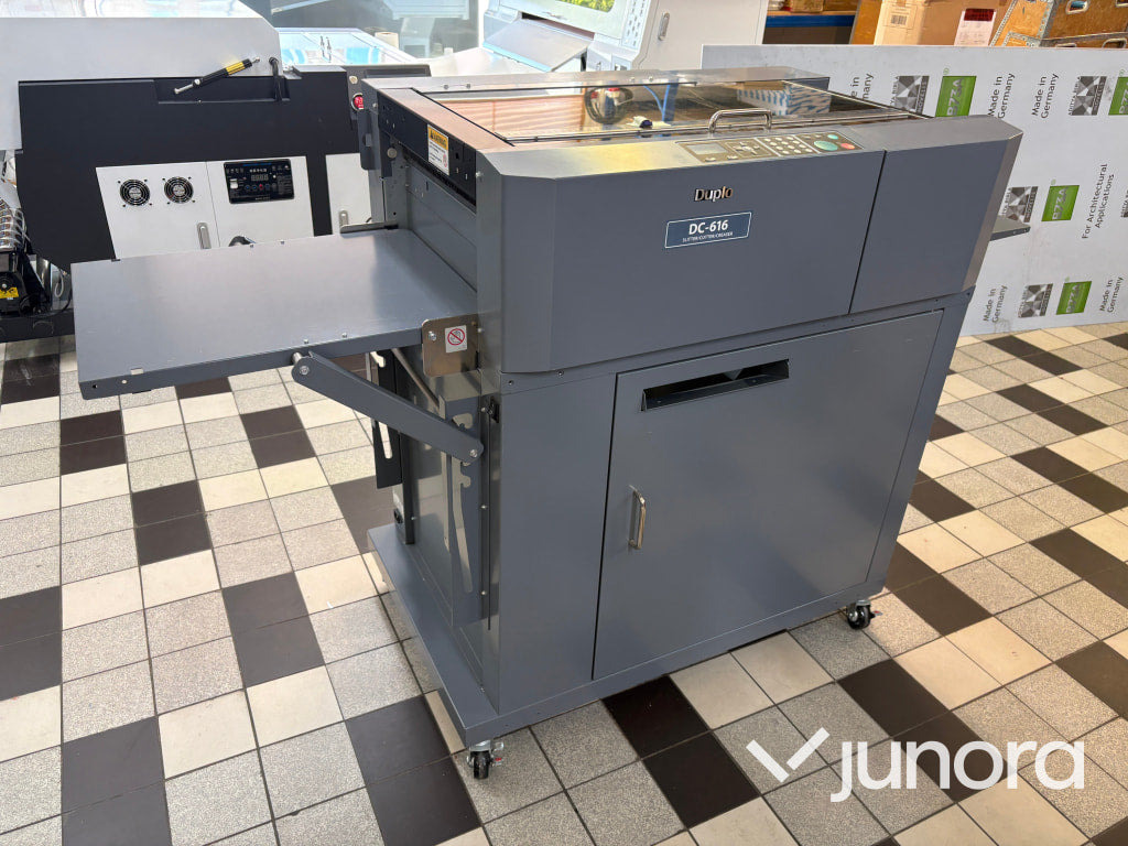 Visitkorts skärare Duplo DC-616 – Slitter, Cutter & Creaser - Máquina de corte de papel: foto 1 Visitkorts skärare Duplo DC-616 – Slitter, Cutter & Creaser - Máquina de corte de papel: foto 1