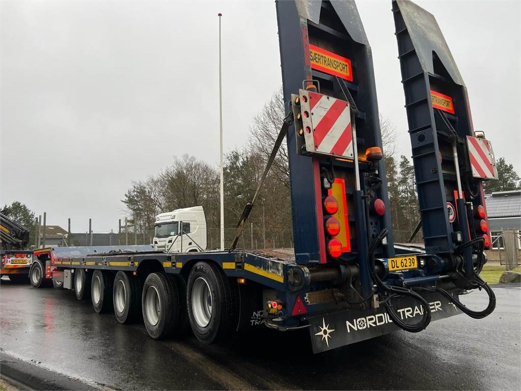 Remolque góndola rebajadas HRD 7 akslet - 84 ton blokvogn med ramper: foto 6