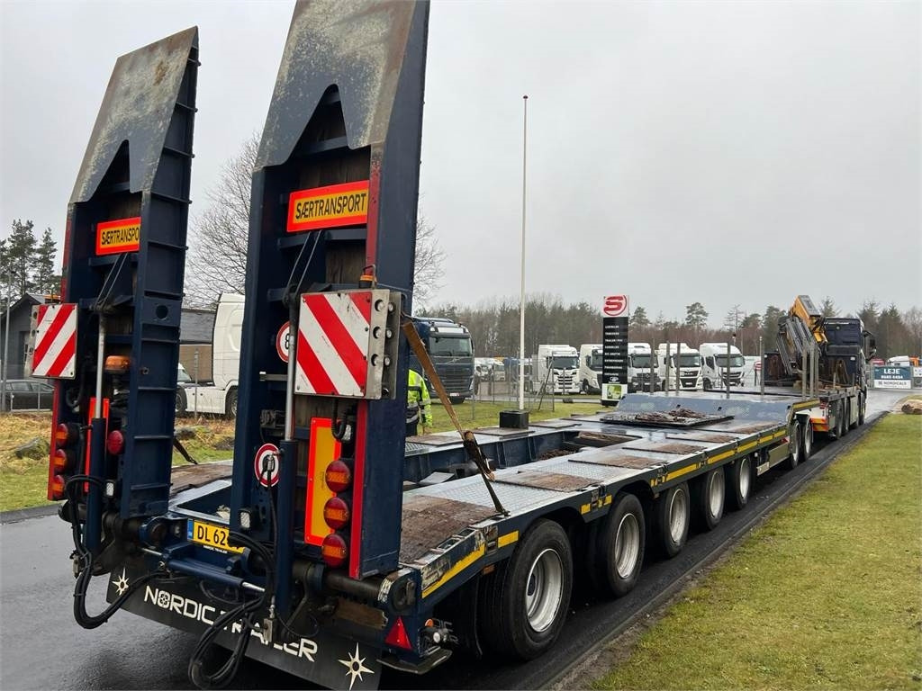 Remolque góndola rebajadas HRD 7 akslet - 84 ton blokvogn med ramper: foto 15