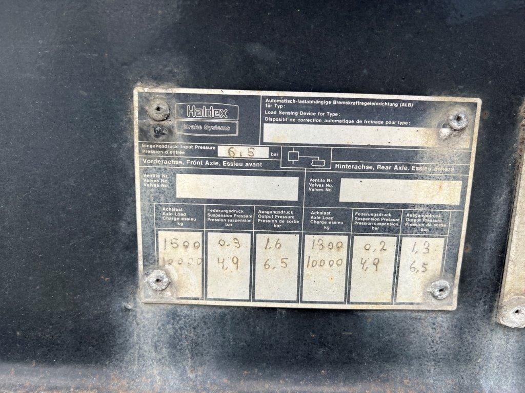 Remolque multilift/ Portacontenedores de cadenas Kel-Berg 20 ton 7150 - 7450 mm containerlåse: foto 16