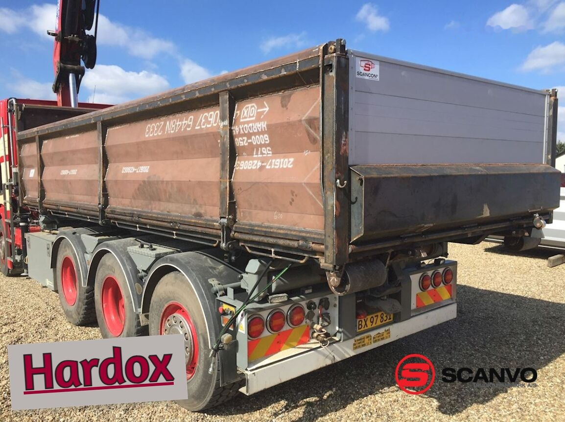 Carrocería basculante Scancon 6,3 m - Hardox pendelcontainer m/helside pendel: foto 1