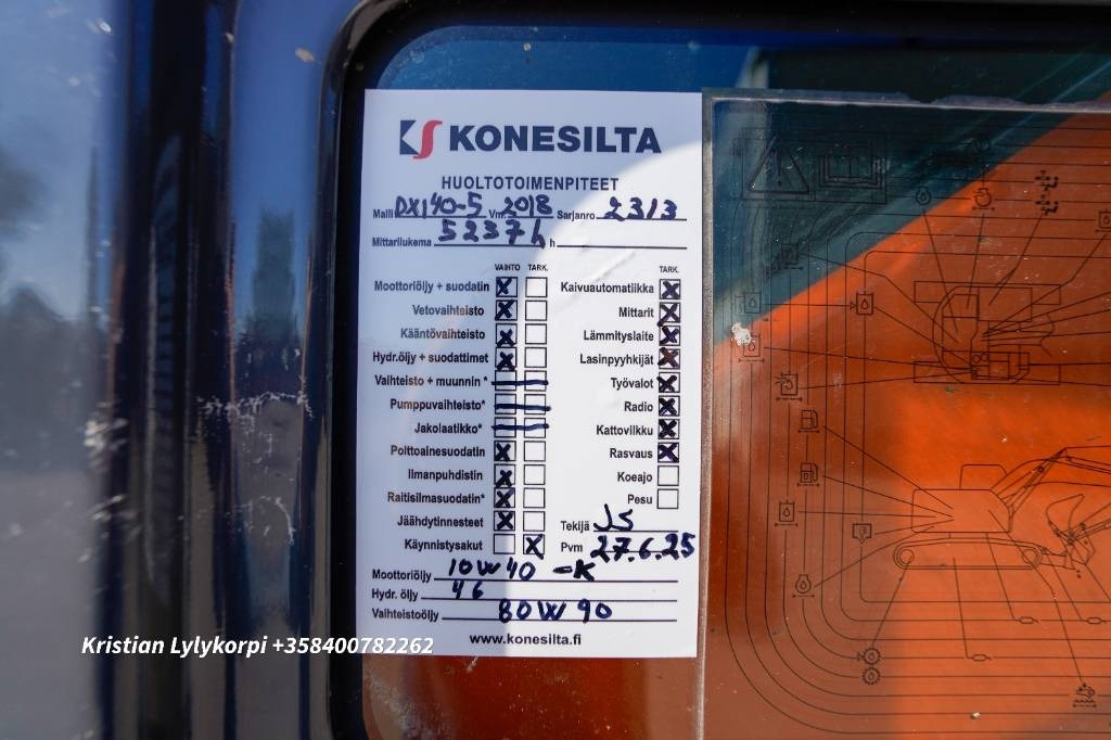 Excavadora de cadenas Doosan DX140LCR-5: foto 21