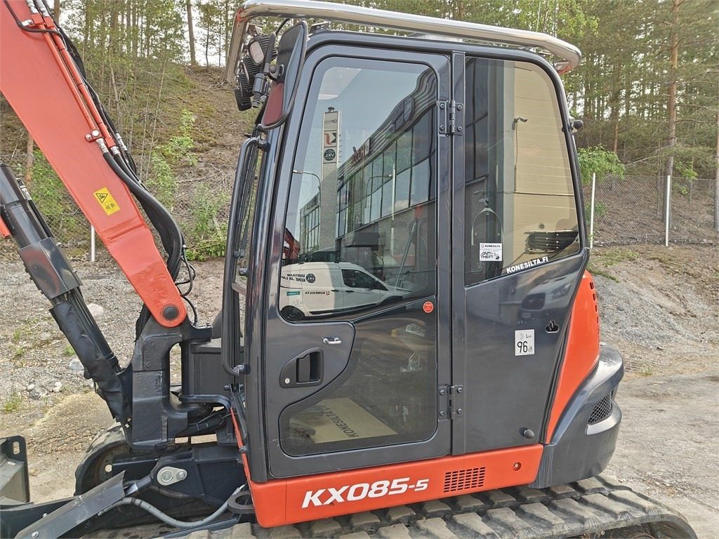 Miniexcavadora Kubota KX085-5 ENGCON, VASARA, KAUHAT: foto 11