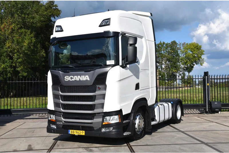 Scania S410 NGS 4x2EB MEGA 95 cm or 103 cm driving height - RETARDER - 796 TKM - FULL AIR - PARK. AIRCO - LEATHER SEATS - 2 x FUEL TANK - Cabeza tractora: foto 1 Scania S410 NGS 4x2EB MEGA 95 cm or 103 cm driving height - RETARDER - 796 TKM - FULL AIR - PARK. AIRCO - LEATHER SEATS - 2 x FUEL TANK - Cabeza tractora: foto 1