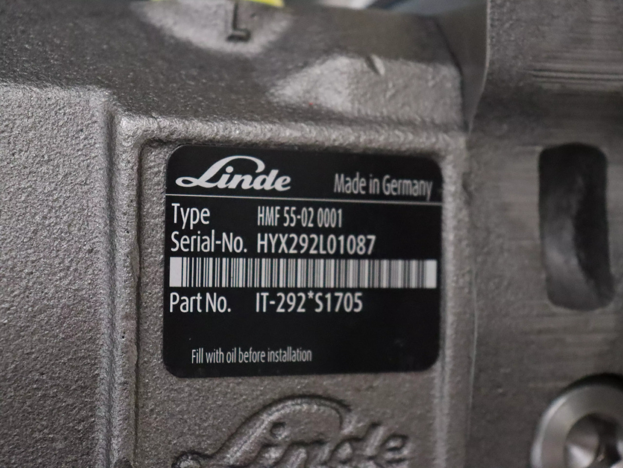 LINDE HMF 55-02 - Motor hidráulico para Maquinaria de construcción: foto 3 LINDE HMF 55-02 - Motor hidráulico para Maquinaria de construcción: foto 3