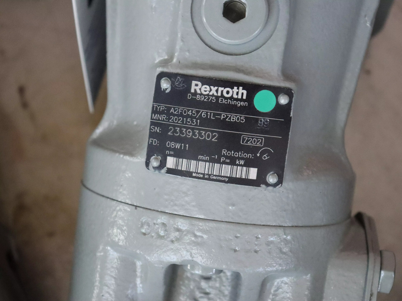 REXROTH A2FO45/61L-PZB05 - Bomba hidráulica para Maquinaria de construcción: foto 3 REXROTH A2FO45/61L-PZB05 - Bomba hidráulica para Maquinaria de construcción: foto 3