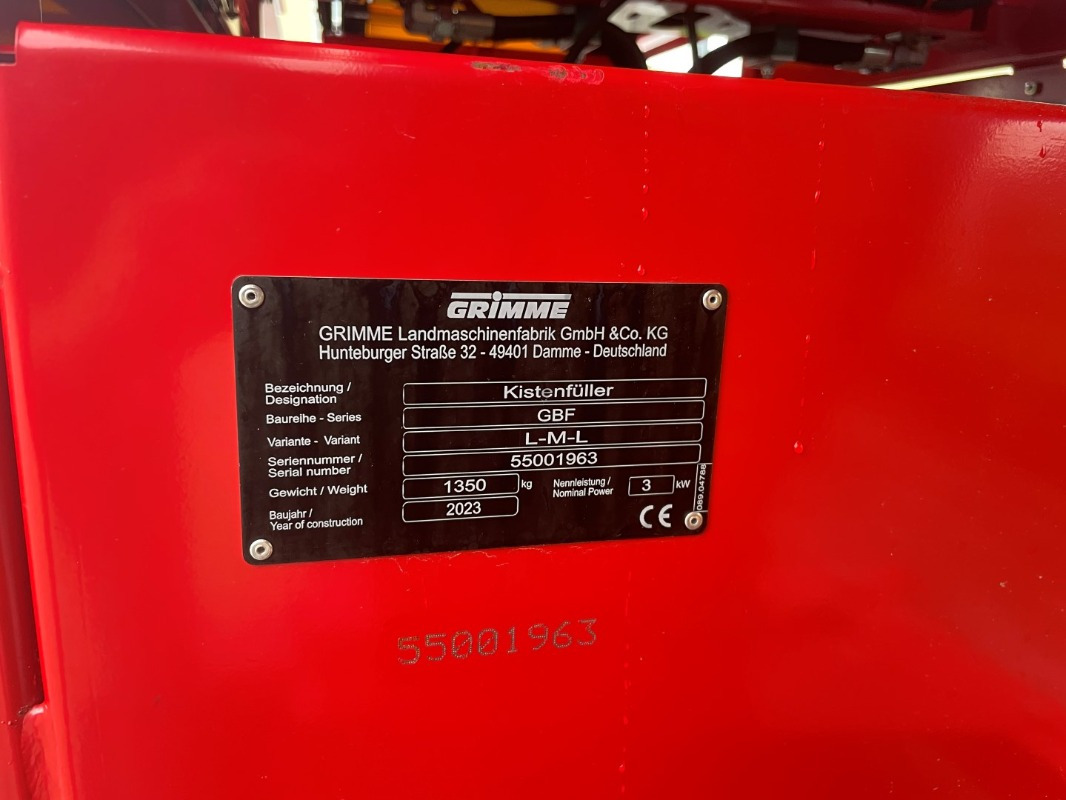 Grimme GBF L-M-L - Rental - Almacenamiento: foto 2 Grimme GBF L-M-L - Rental - Almacenamiento: foto 2