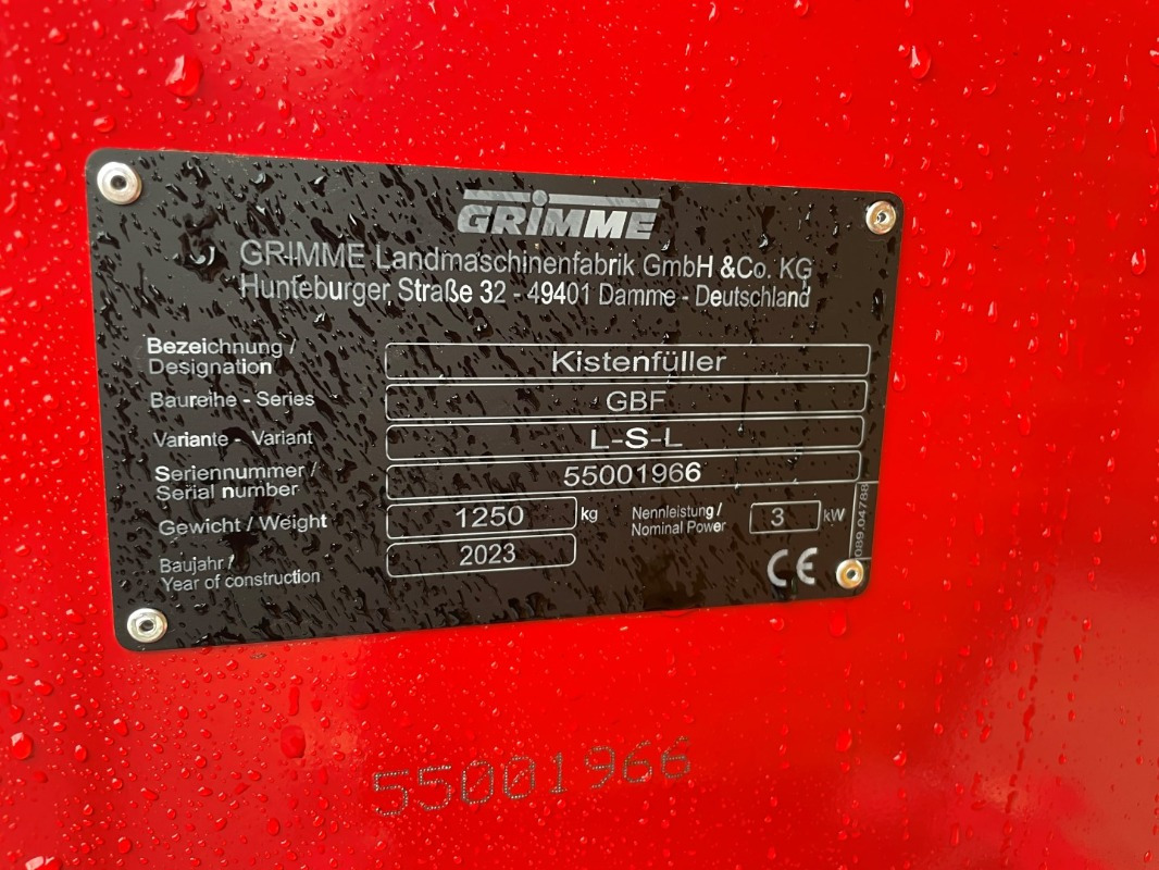 Grimme GBF L-S-L - Rental - Almacenamiento: foto 3 Grimme GBF L-S-L - Rental - Almacenamiento: foto 3