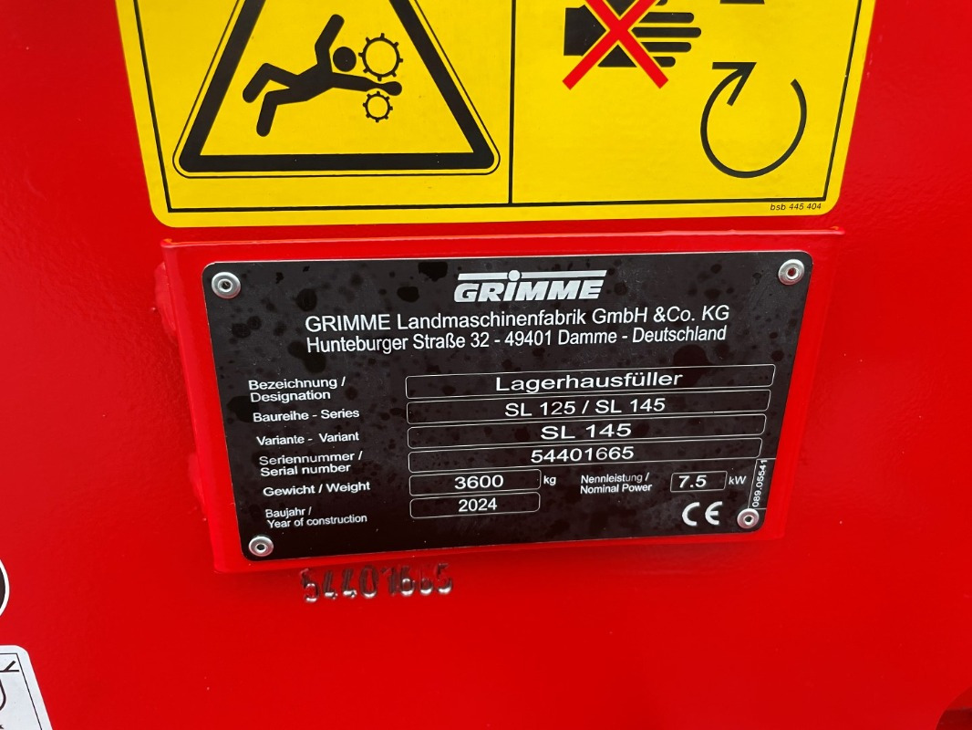 Grimme SL 145 - Rental - Almacenamiento: foto 2 Grimme SL 145 - Rental - Almacenamiento: foto 2