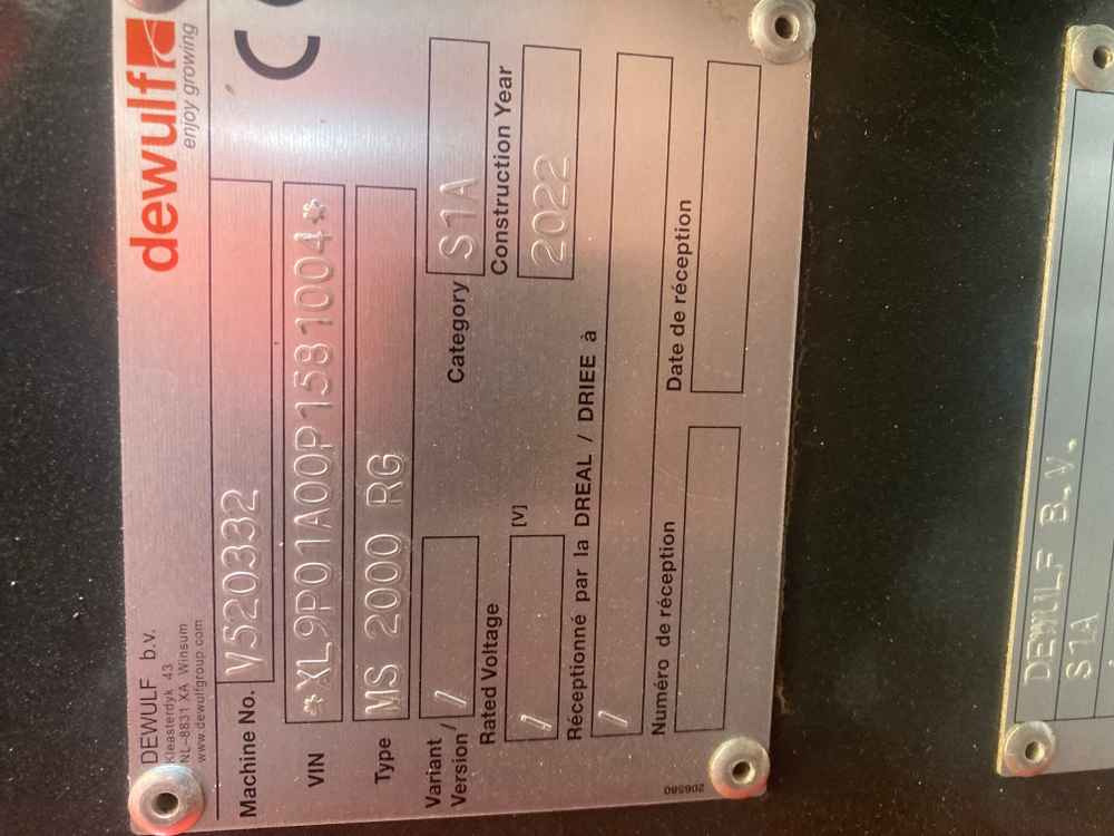 Dewulf Dewulf MS 2000, B.V S1A, 2 Row Potato Belt Planter - Cosechadora: foto 3 Dewulf Dewulf MS 2000, B.V S1A, 2 Row Potato Belt Planter - Cosechadora: foto 3