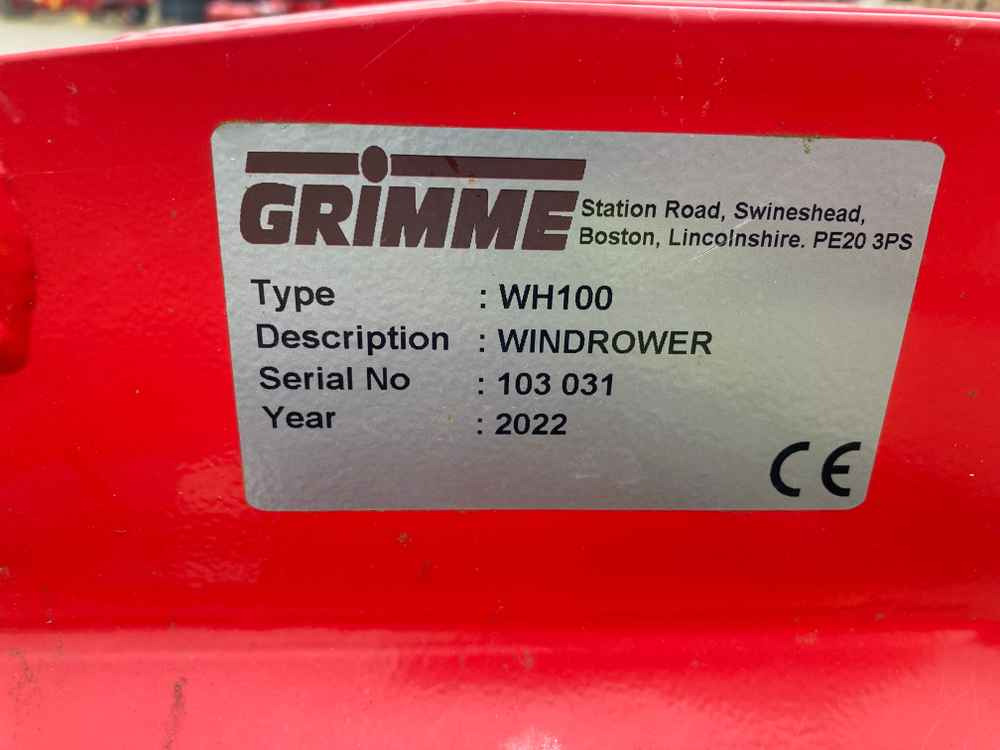 Grimme Grimme WH100 Single Row Potato Windrower - Cosechadora: foto 2 Grimme Grimme WH100 Single Row Potato Windrower - Cosechadora: foto 2