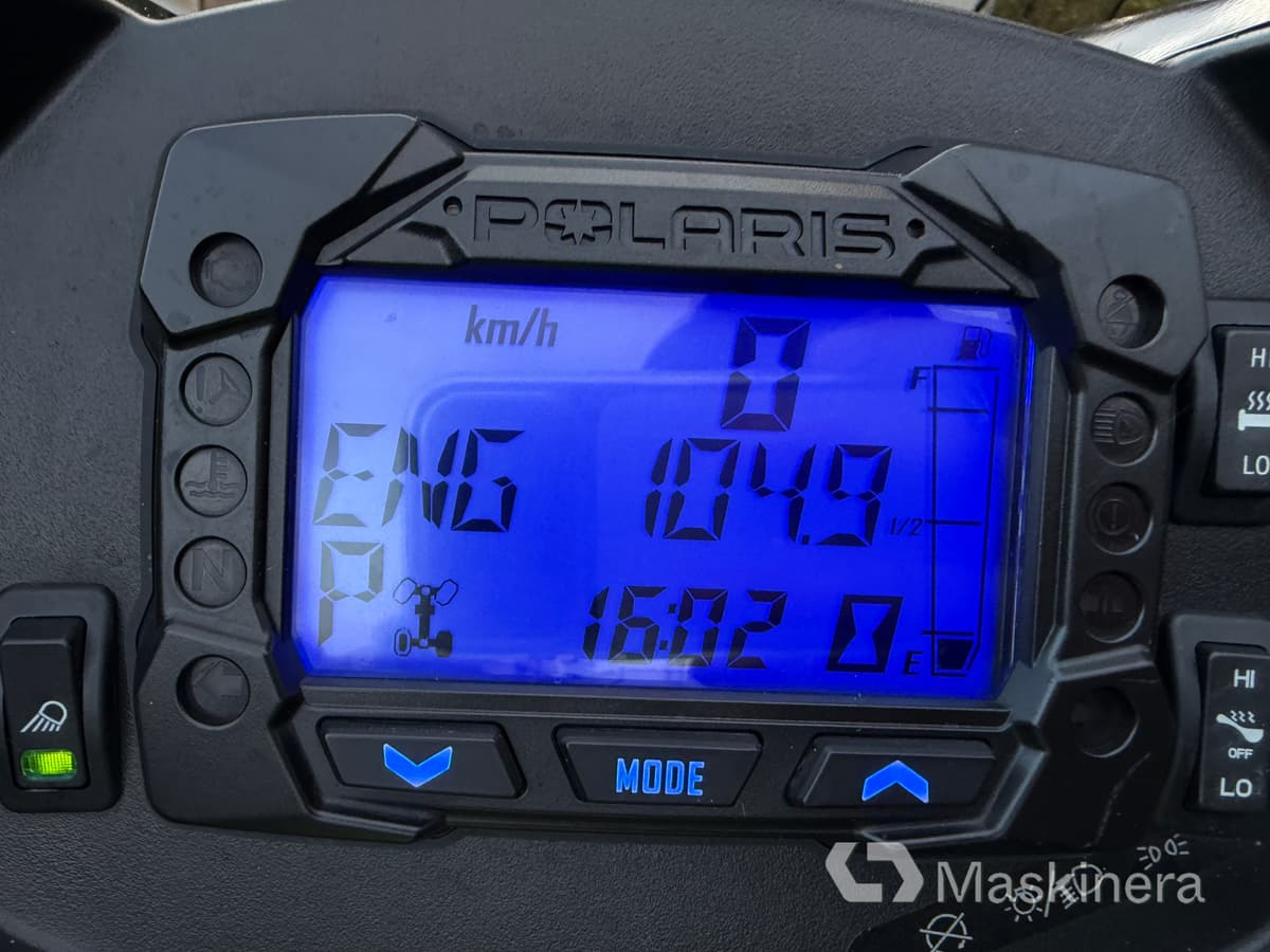 Cuadrimoto ATV Polaris Sportsman XP 1000 S med snöblad: foto 13