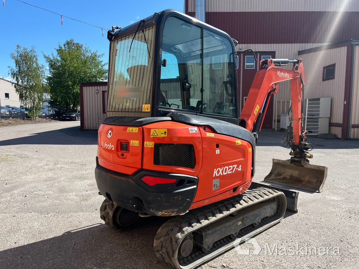 Grävmaskin Kubota KX027-4 - Excavadora de cadenas: foto 5 Grävmaskin Kubota KX027-4 - Excavadora de cadenas: foto 5