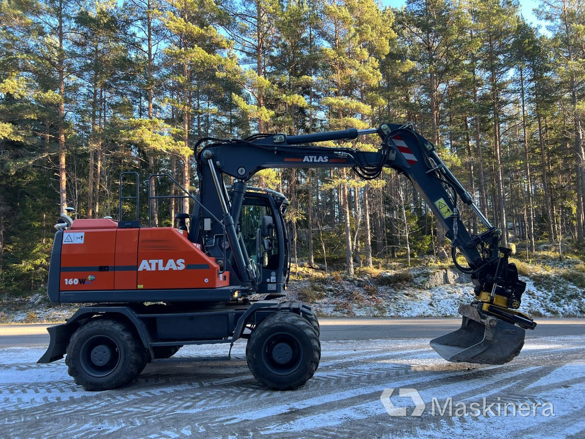 Hjulgrävare Atlas 160 W med grävsystem - Excavadora de cadenas: foto 4 Hjulgrävare Atlas 160 W med grävsystem - Excavadora de cadenas: foto 4
