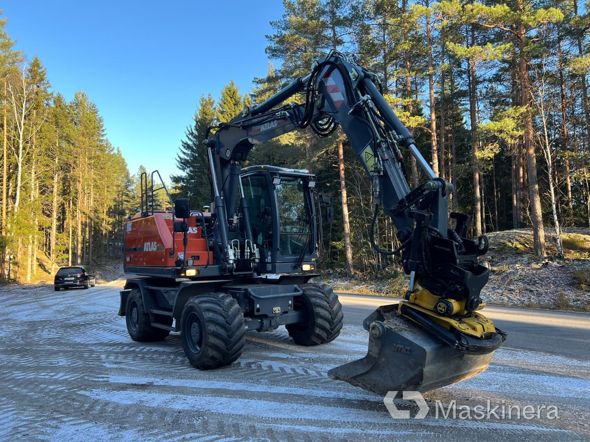 Hjulgrävare Atlas 160 W med grävsystem - Excavadora de cadenas: foto 3 Hjulgrävare Atlas 160 W med grävsystem - Excavadora de cadenas: foto 3