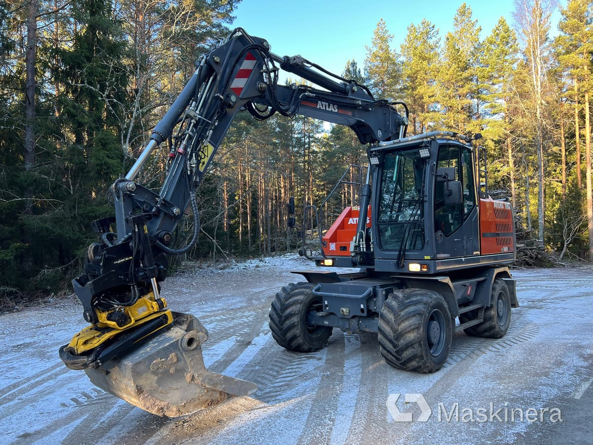 Hjulgrävare Atlas 160 W med grävsystem - Excavadora de cadenas: foto 1 Hjulgrävare Atlas 160 W med grävsystem - Excavadora de cadenas: foto 1
