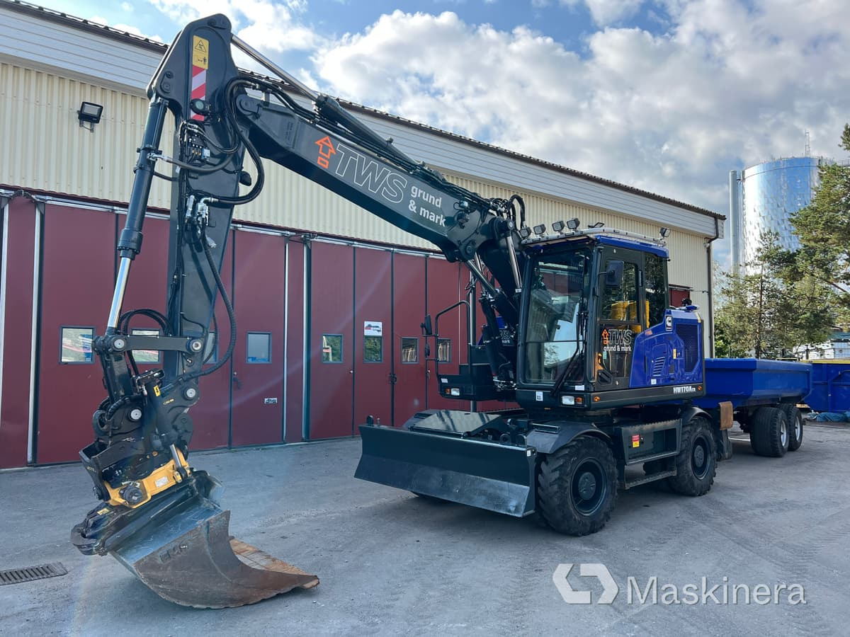 Hjulgrävare Hyundai HW170A CR med tillbehör - Excavadora de cadenas: foto 1 Hjulgrävare Hyundai HW170A CR med tillbehör - Excavadora de cadenas: foto 1
