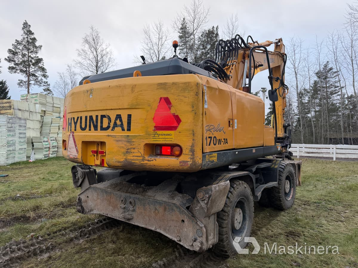 Hjulgrävare Hyundai Robex 170W-7A - Excavadora de cadenas: foto 5 Hjulgrävare Hyundai Robex 170W-7A - Excavadora de cadenas: foto 5