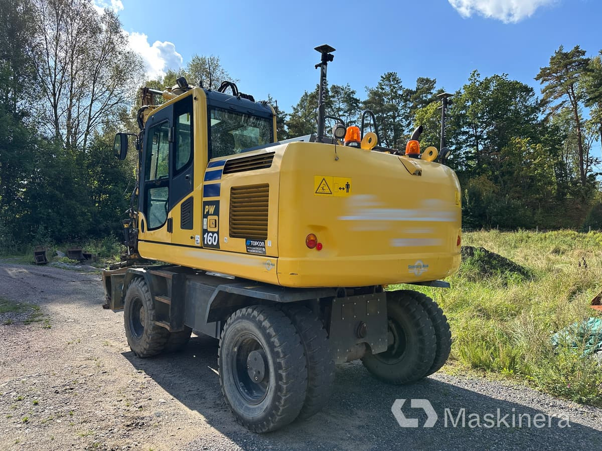 Hjulgrävare Komatsu PW160-10 med 3D maskinstyrning - Excavadora de cadenas: foto 4 Hjulgrävare Komatsu PW160-10 med 3D maskinstyrning - Excavadora de cadenas: foto 4