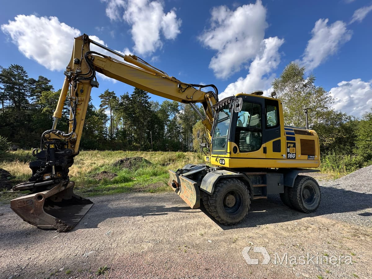 Hjulgrävare Komatsu PW160-10 med 3D maskinstyrning - Excavadora de cadenas: foto 2 Hjulgrävare Komatsu PW160-10 med 3D maskinstyrning - Excavadora de cadenas: foto 2