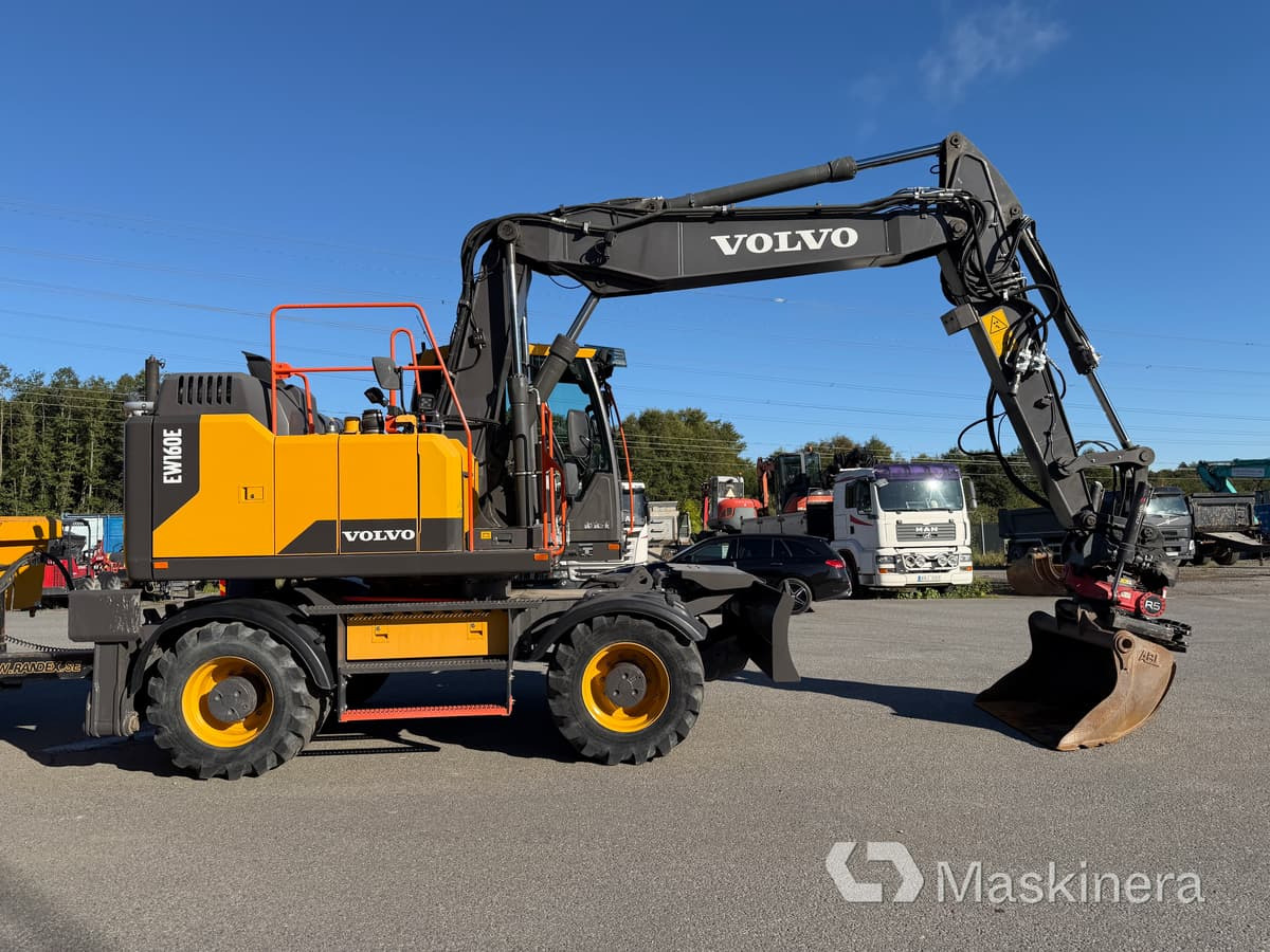 Hjulgrävare Volvo EW160E med tillbehör - Excavadora de cadenas: foto 5 Hjulgrävare Volvo EW160E med tillbehör - Excavadora de cadenas: foto 5