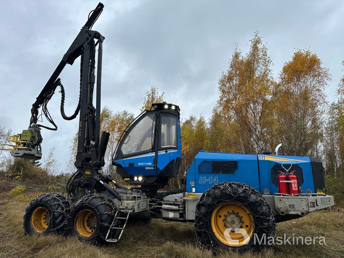Skördare Rottne H14 - Procesadora forestal: foto 2 Skördare Rottne H14 - Procesadora forestal: foto 2