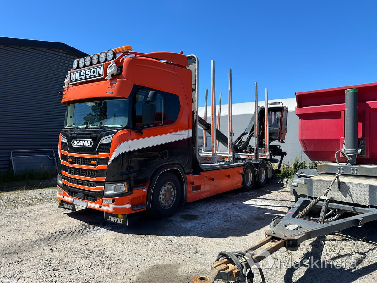 Timmerbil Scania R650B 6X4 NB - Camión forestal: foto 3 Timmerbil Scania R650B 6X4 NB - Camión forestal: foto 3