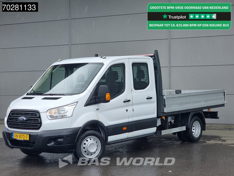 Ford Transit 155PK Open Laadbak Dubbel Cabine Dubbellucht 3,5t Trekhaak Airco Cruise Pritsche Pickup Open Box 2m3 Airco Dubbel cabine Trekhaa - Furgoneta caja abierta: foto 1 Ford Transit 155PK Open Laadbak Dubbel Cabine Dubbellucht 3,5t Trekhaak Airco Cruise Pritsche Pickup Open Box 2m3 Airco Dubbel cabine Trekhaa - Furgoneta caja abierta: foto 1