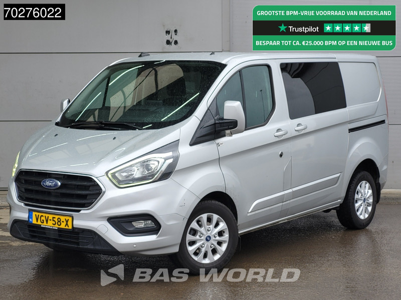 Ford Transit Custom 130PK Dubbel Cabine Automaat L1H1 LED Navi Trekhaak Camera Parkeersensoren Airco Cruise Doka Mixto L1 3Ton Airco Dubbel cabine T - Furgoneta pequeña: foto 1 Ford Transit Custom 130PK Dubbel Cabine Automaat L1H1 LED Navi Trekhaak Camera Parkeersensoren Airco Cruise Doka Mixto L1 3Ton Airco Dubbel cabine T - Furgoneta pequeña: foto 1